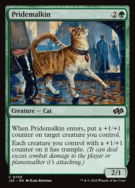Pridemalkin, Magic card J25 700 — Foundations Jumpstart set