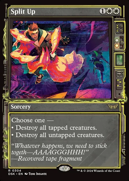 Split Up, Magic card DSK 304 — Duskmourn: House of Horror set