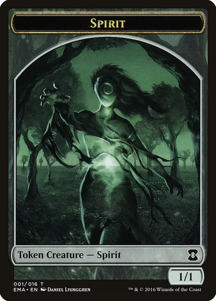 Spirit, Magic card TEMA 1 — Eternal Masters Tokens set