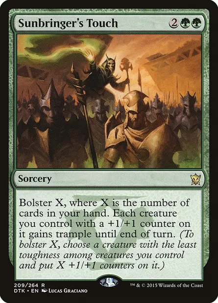 Sunbringer's Touch, Magic card DTK 209 — Dragons of Tarkir set