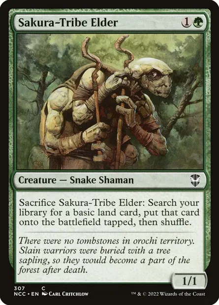 Sakura-Tribe Elder, Magic card NCC 307 — New Capenna Commander set