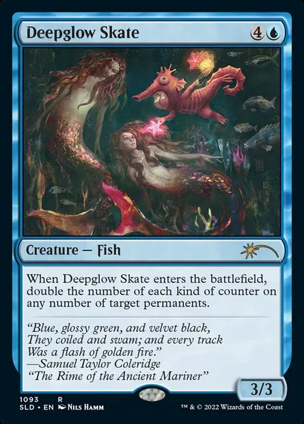 Deepglow Skate, Magic card SLD 1093 — Secret Lair Drop set