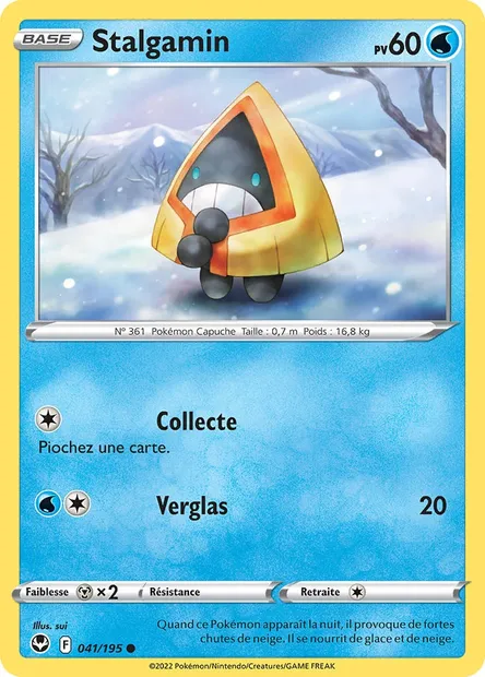 Stalgamin, carte Pokémon SIT 041 — extension Tempête Argentée