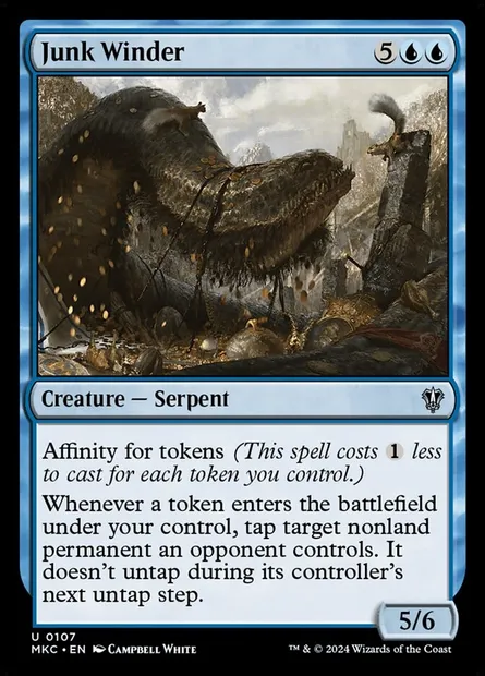 Junk Winder, Magic card MKC 107 — Murders at Karlov Manor Commander set