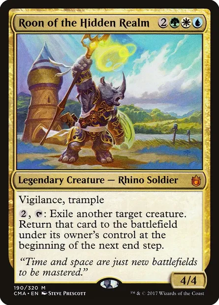 Roon du Royaume caché, carte Magic CMA 190 — extension Commander Anthology