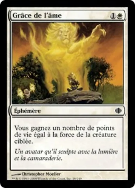 Grâce de l'âme, carte Magic ALA 28 — extension Les éclats d'Alara