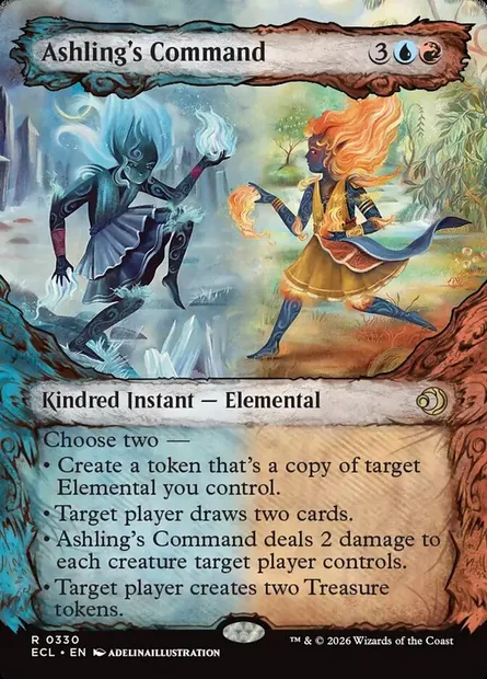 Commandement de Cendreline, carte Magic ECL 330 — extension Lorwyn Eclipsed