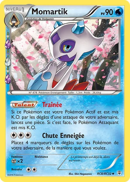Momartik, carte Pokémon GEN RC8 — extension Générations