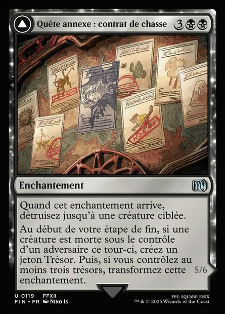 Sidequest: Hunt the Mark // Yiazmat, Ultimate Mark, carte Magic FIN 119 — extension Final Fantasy