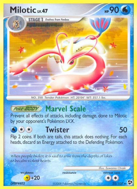 Milotic, Pokémon card GE 25 — Great Encounters set