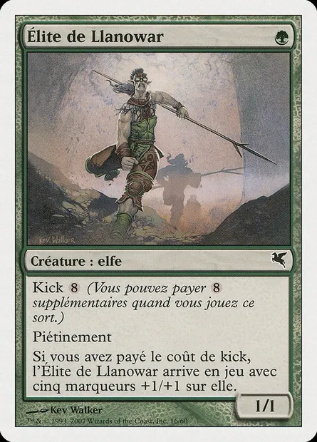 Llanowar Elite, Magic card PSAL B16 — Salvat 2005 set
