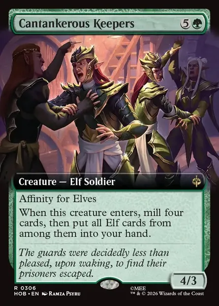 Cantankerous Keepers, Magic card HOB 306 — The Hobbit set