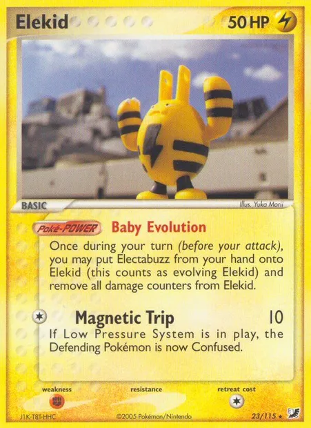 Elekid, Pokémon card UF 23 — Unseen Forces set