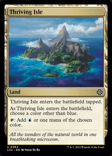 Thriving Isle, Magic card LCC 364 — The Lost Caverns of Ixalan Commander set