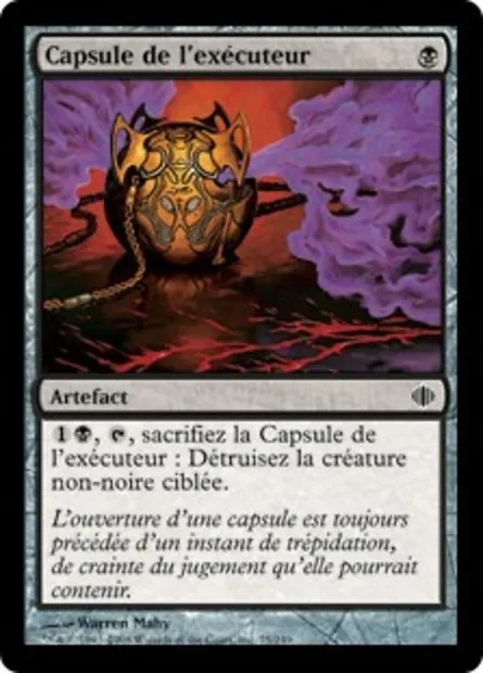 Capsule de l'exécuteur, carte Magic ALA 75 — extension Les éclats d'Alara