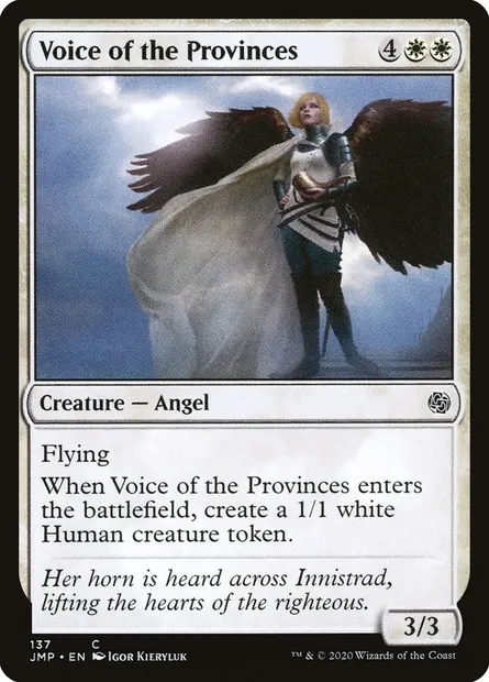 Voice of the Provinces, Magic card JMP 137 — Jumpstart set