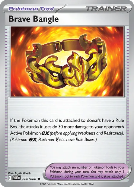Brave Bangle, Pokémon card WHT 080 — White Flare set