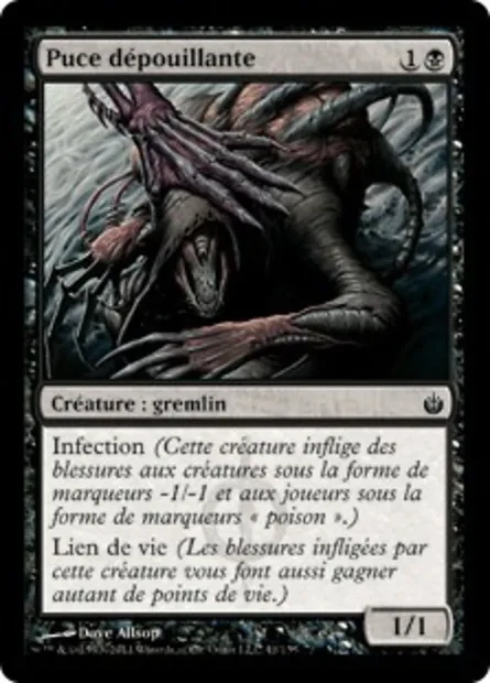 Puce dépouillante, carte Magic MBS 41 — extension Mirrodin assiégé