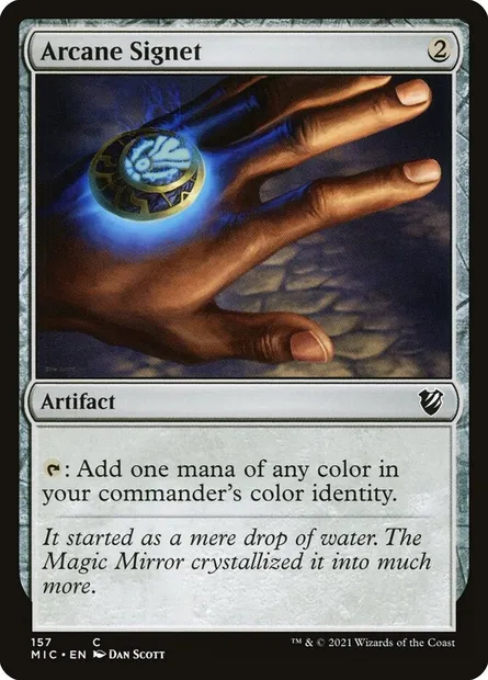Arcane Signet, Magic card MIC 157 — Midnight Hunt Commander set
