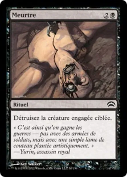 Meurtre, carte Magic PC2 30 — extension Planechase 2012