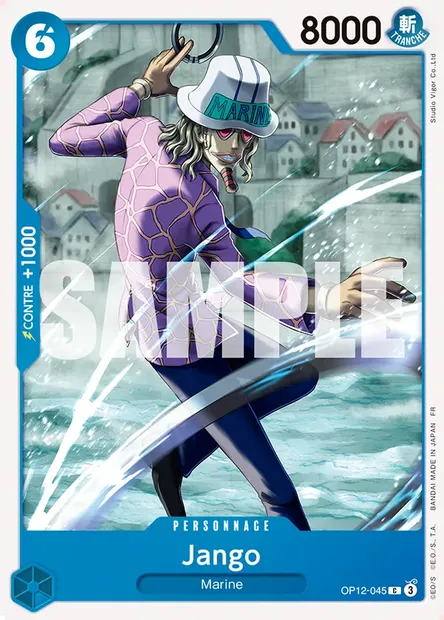 Jango, carte One Piece OP12-045 — extension L'HÉRITAGE DU MAÎTRE