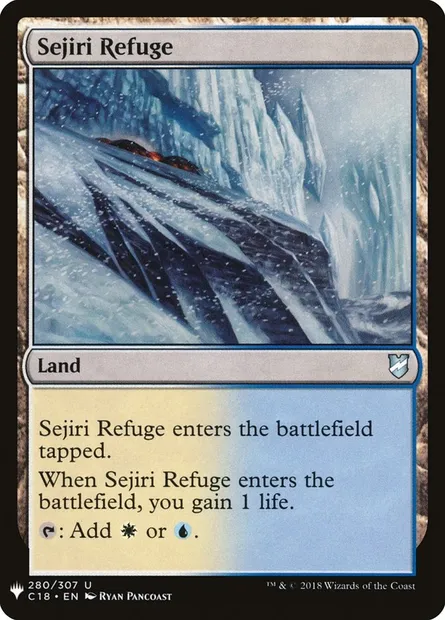 Sejiri Refuge, Magic card PLST C18-280 — The List set