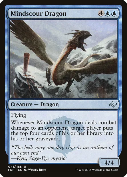 Mindscour Dragon, Magic card FRF 41 — Fate Reforged set