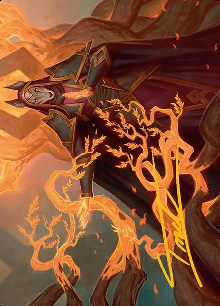 Abzan Devotee // Abzan Devotee, carte Magic ATDM 10 — extension Tarkir: Dragonstorm Art Series
