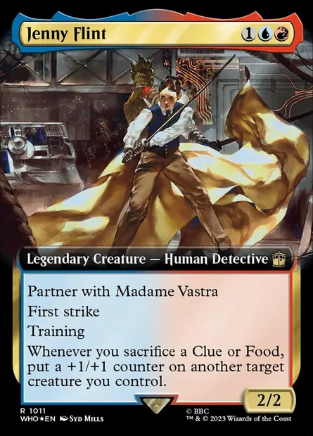 Jenny Flint, Magic card WHO 1011 — Doctor Who set