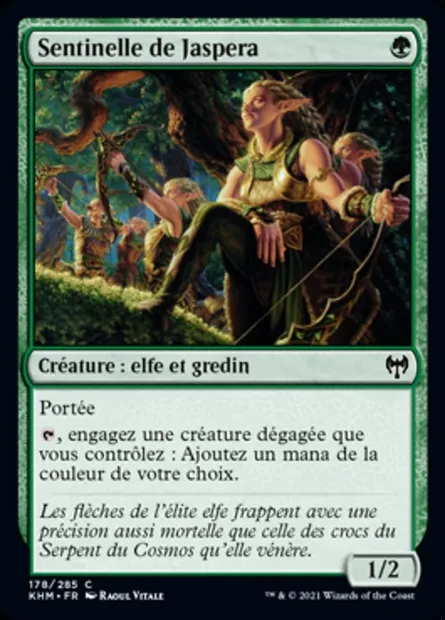 Sentinelle de Jaspera, carte Magic KHM 178 — extension Kaldheim