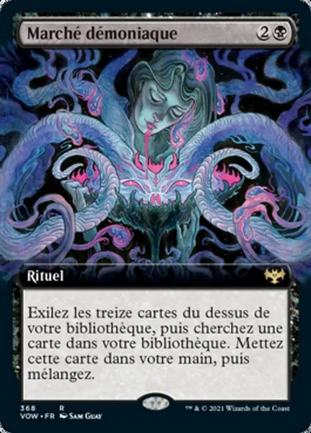 Marché démoniaque, carte Magic VOW 368 — extension Innistrad : noce écarlate