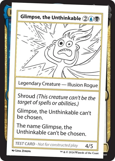 Glimpse, the Unthinkable, carte Magic MB2 594 — extension Mystery Booster 2