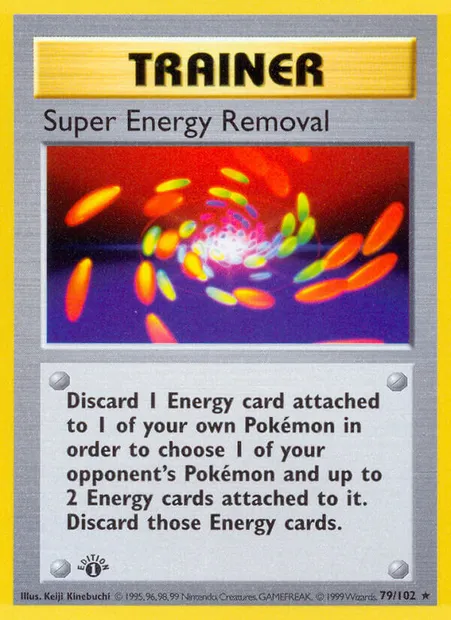 Super Energy Removal, Pokémon card BS 79 — Base Set set