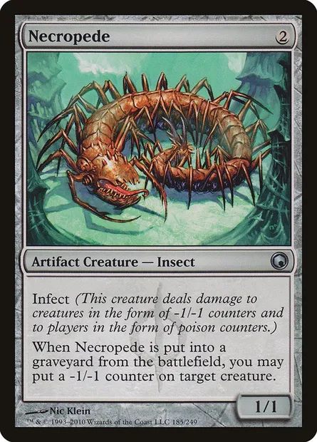 Necropede, Magic card SOM 185 — Scars of Mirrodin set