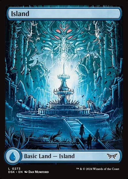 Island, Magic card DSK 273 — Duskmourn: House of Horror set