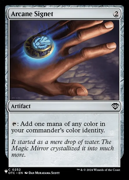Arcane Signet, Magic card PLST OTC-252 — The List set
