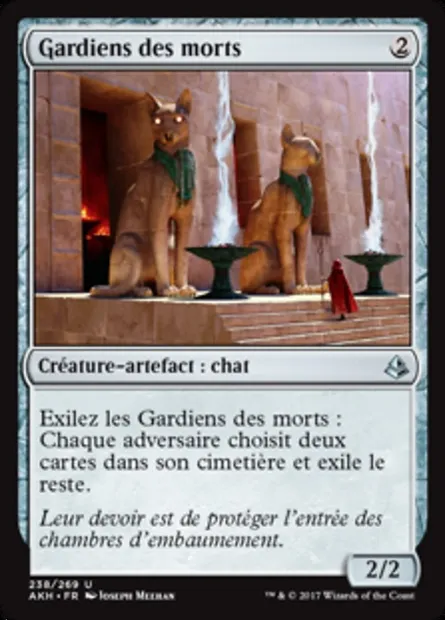 Gardiens des morts, carte Magic AKH 238 — extension Amonkhet