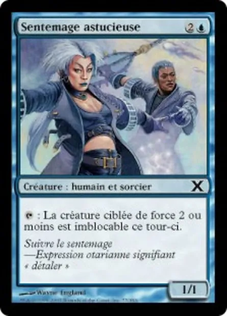 Sentemage astucieuse, carte Magic 10E 77 — extension Dixième édition