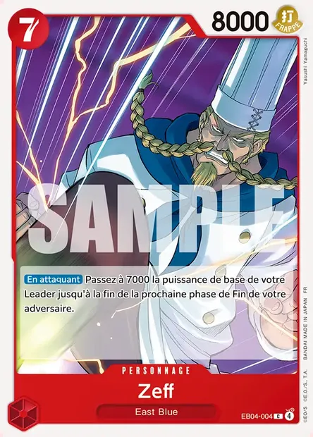 Zeff, carte One Piece EB04-004 — extension EGGHEAD CRISIS