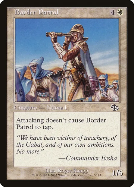 Border Patrol, Magic card JUD 6 — Judgment set