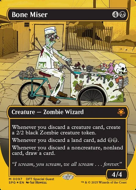 Bone Miser, Magic card SPG 97 — Special Guests set