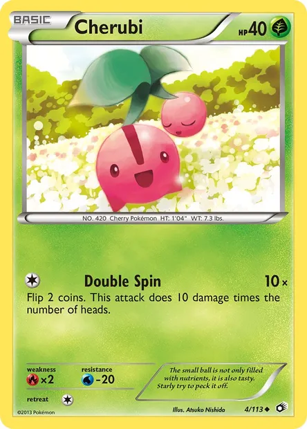 Cherubi, Pokémon card LTR 4 — Legendary Treasures set