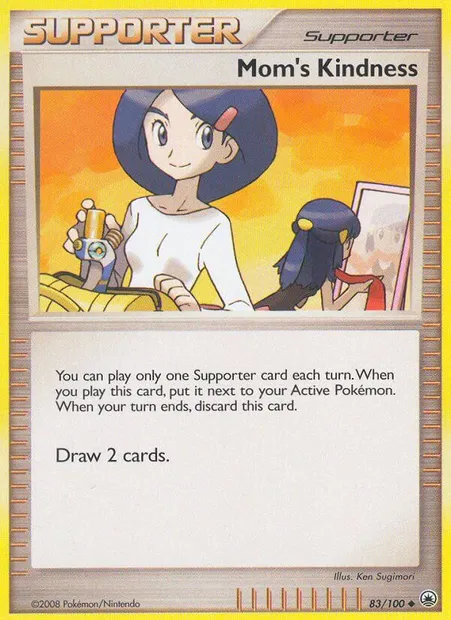 Mom's Kindness, Pokémon card MD 83 — Majestic Dawn set