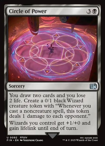 Circle of Power, Magic card FIN 92 — Final Fantasy set