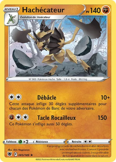 Hachécateur, carte Pokémon ASR 085 — extension Astres Radieux