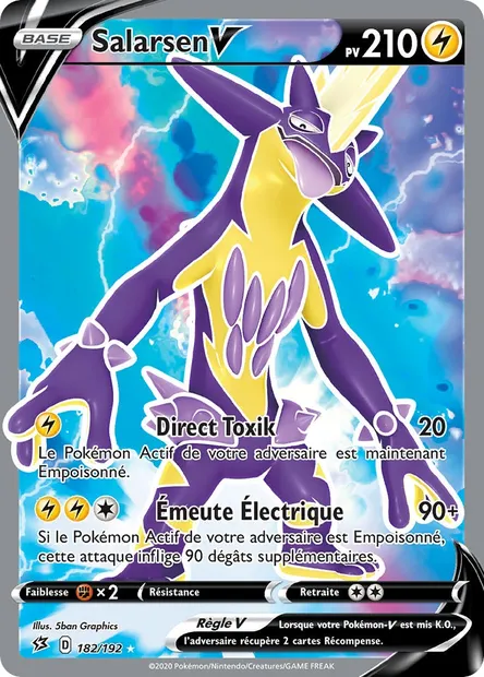 Salarsen V, carte Pokémon RCL 182 — extension Clash des Rebelles