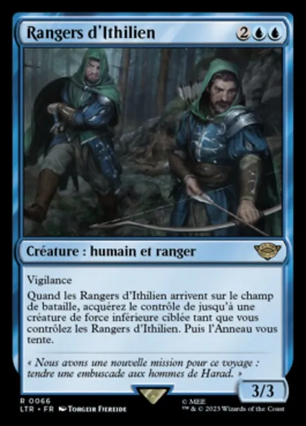 Rangers d'Ithilien, carte Magic LTR 66 — extension Le Seigneur des Anneaux : chroniques de la Terre du Milieu