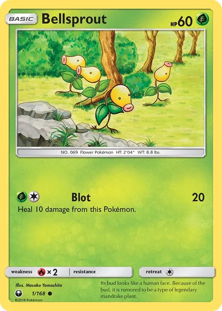 Bellsprout, Pokémon card CES 1 — Celestial Storm set