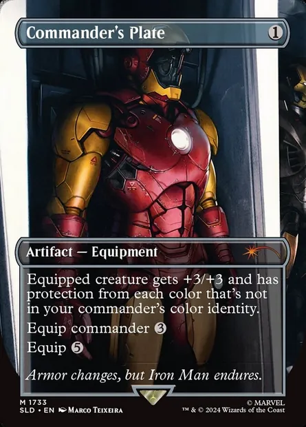 Plaque de commandant, carte Magic SLD 1733 — extension Secret Lair Drop
