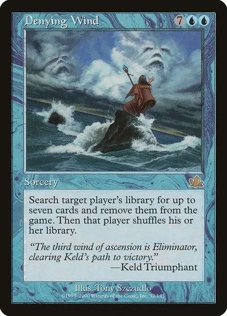 Denying Wind, Magic card PCY 32 — Prophecy set